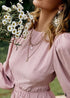 Boho Lace up Pink Mini Dress Mia